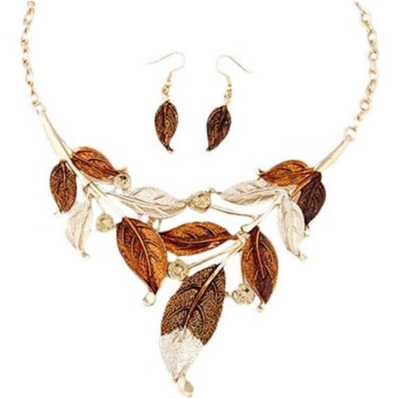 Homegoods Other - ZaH Boho Jewelry Set Pentant Necklace and Earrings for‎ Women Vintage Gift